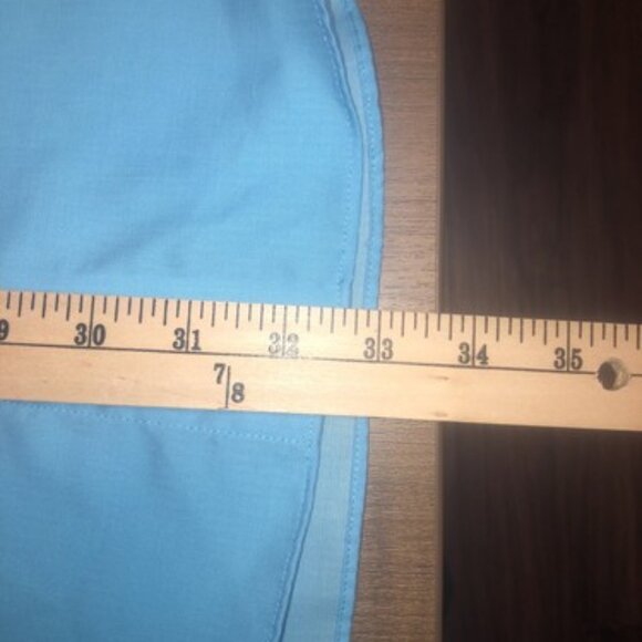 Calvin Klein Mens Large Blue Slim Fit Performance Long Sleeve Button Up Shirt - Picture 7 of 9